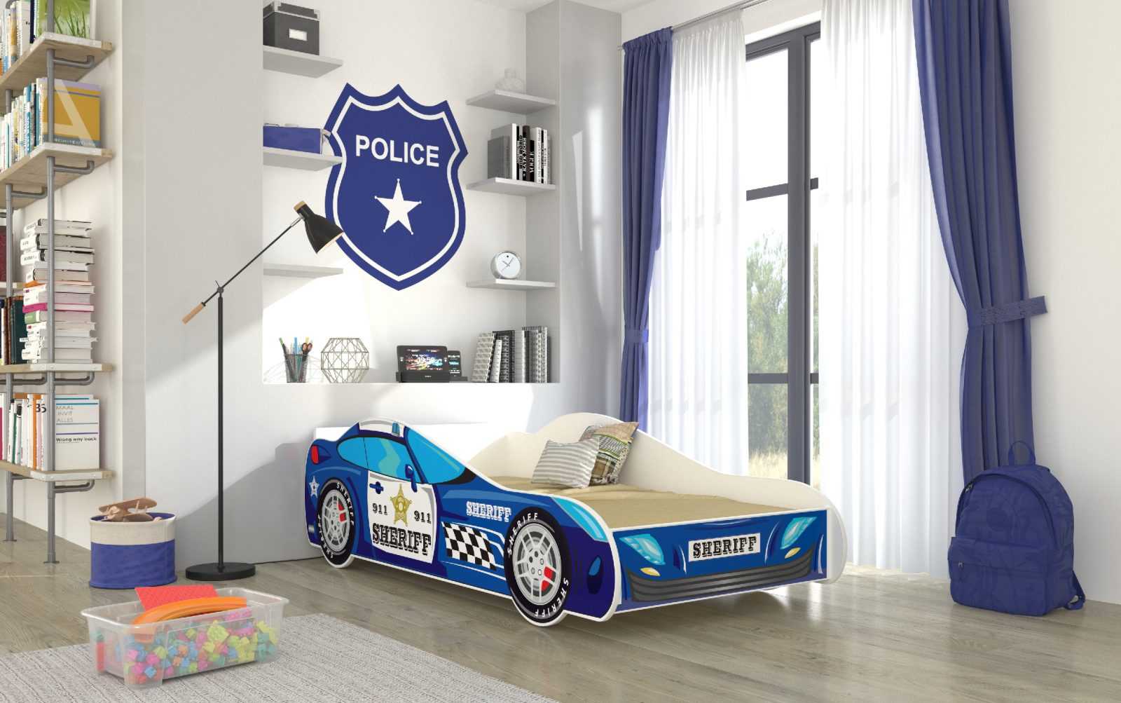 ADRK Dětská postel - Sheriff Rozměr: 160 x 80 cm