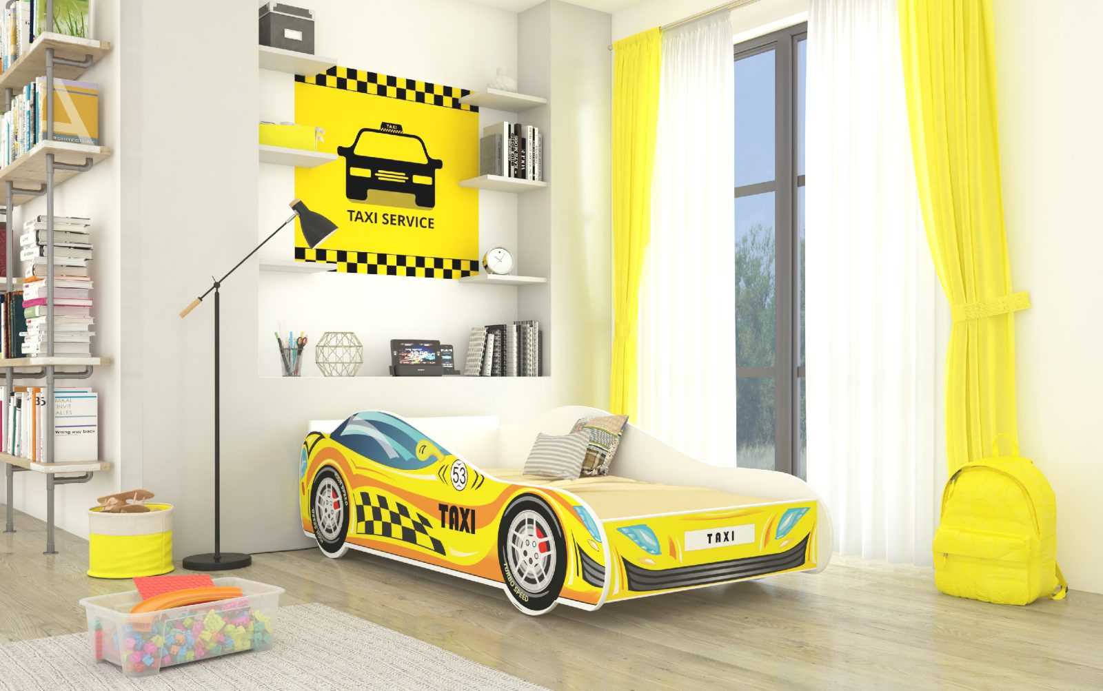 ADRK Dětská postel - Taxi Rozměr: 160 x 80 cm