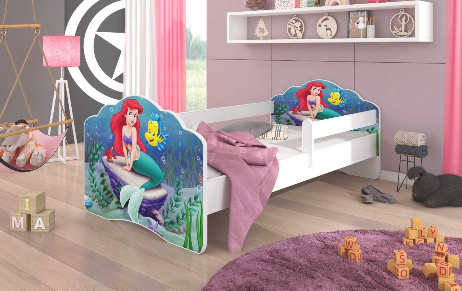 ADRK Dětská postel s obrázky - čelo Casimo bar Rozměr: 140 x 70 cm