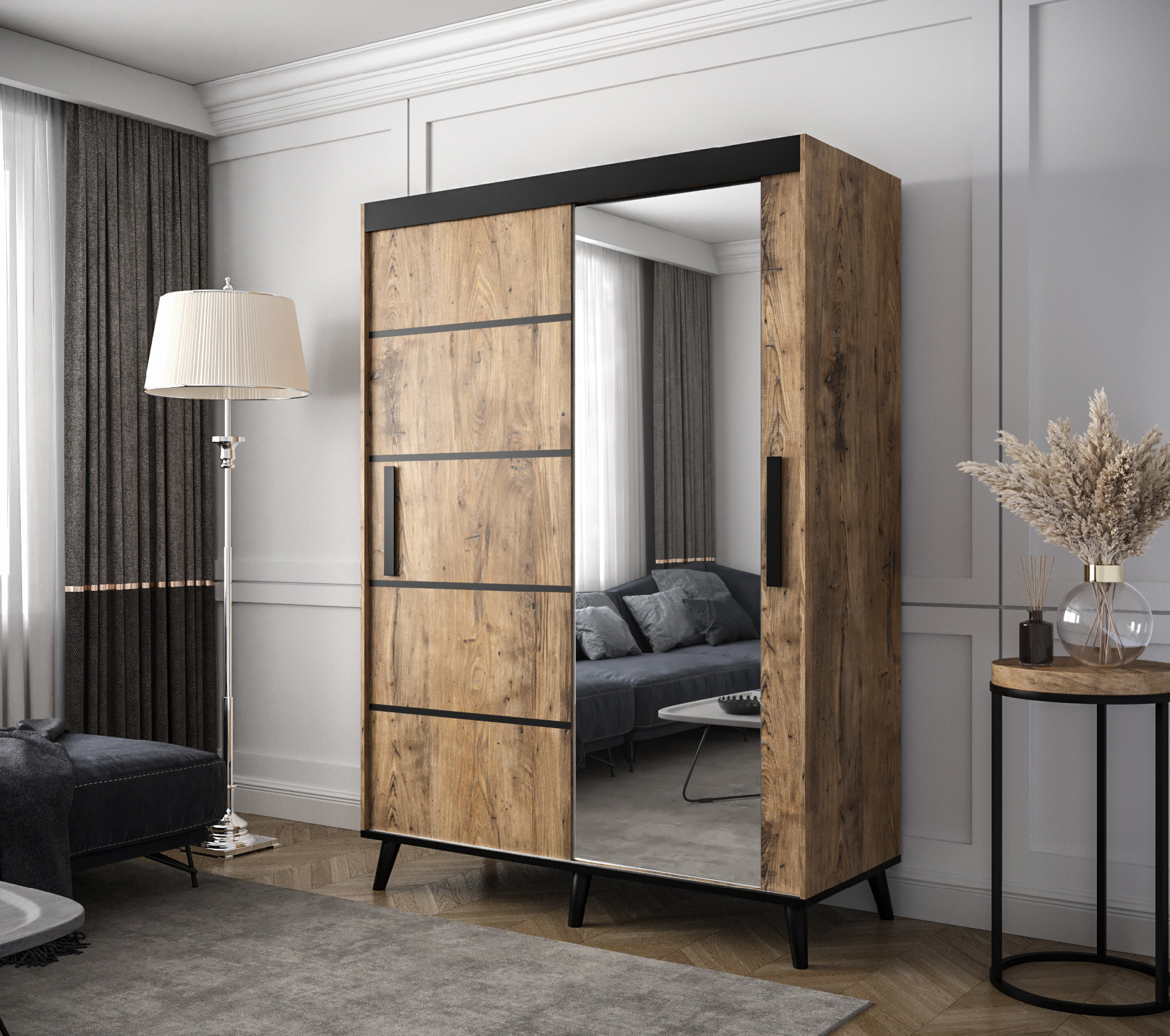 Abiks Šatní skříň Abi Galicja V2 Rozměry: 150 cm