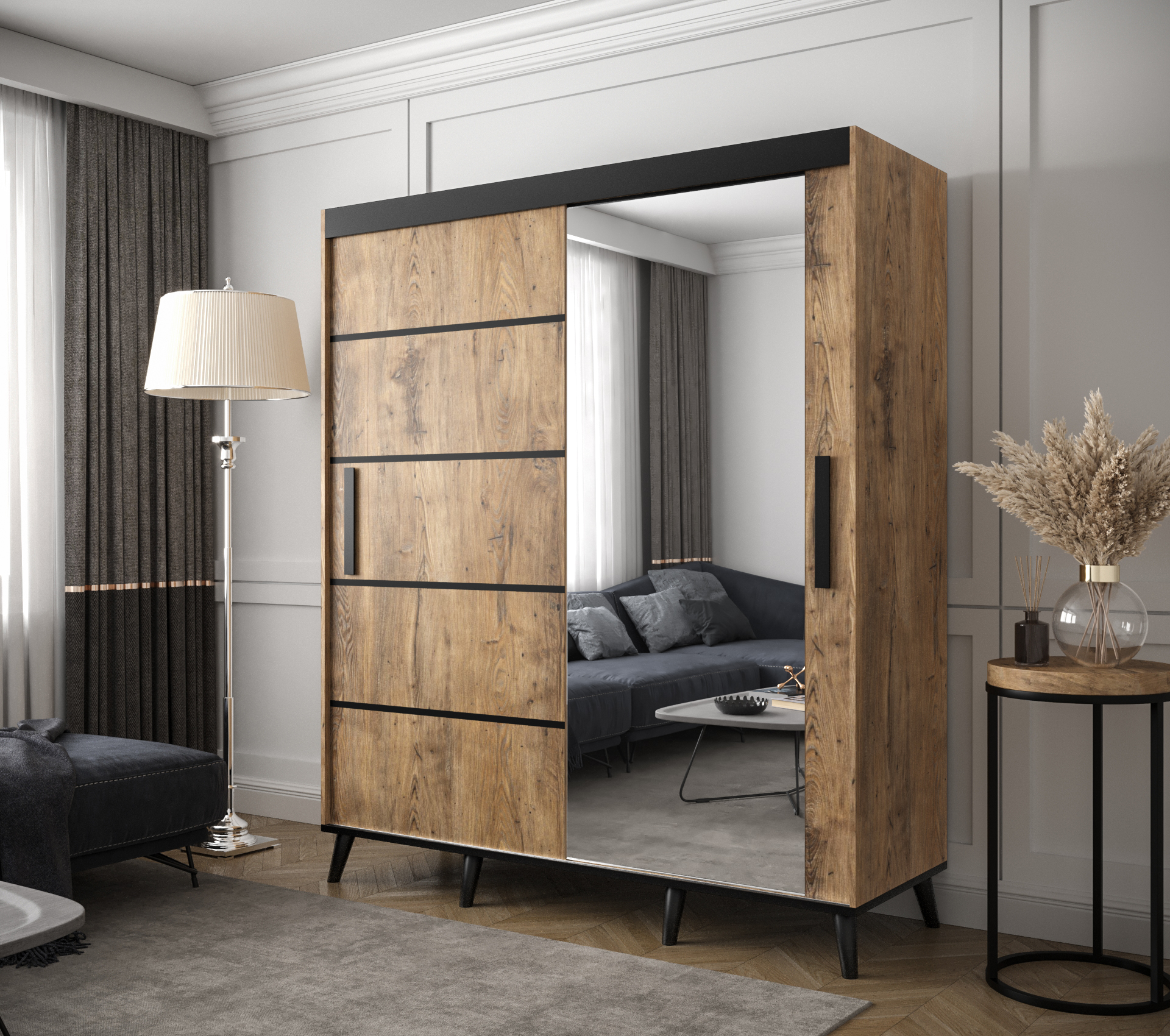 Abiks Šatní skříň Abi Galicja V2 Rozměry: 180 cm