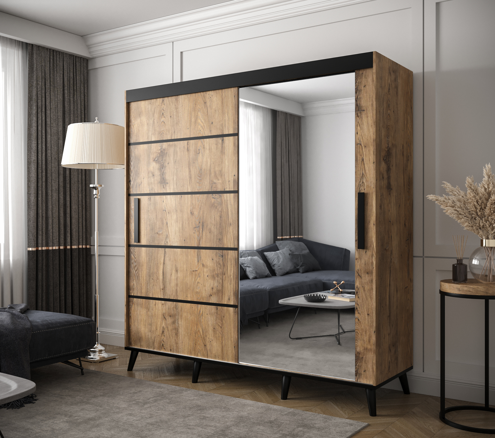 Abiks Šatní skříň Abi Galicja V2 Rozměry: 200 cm