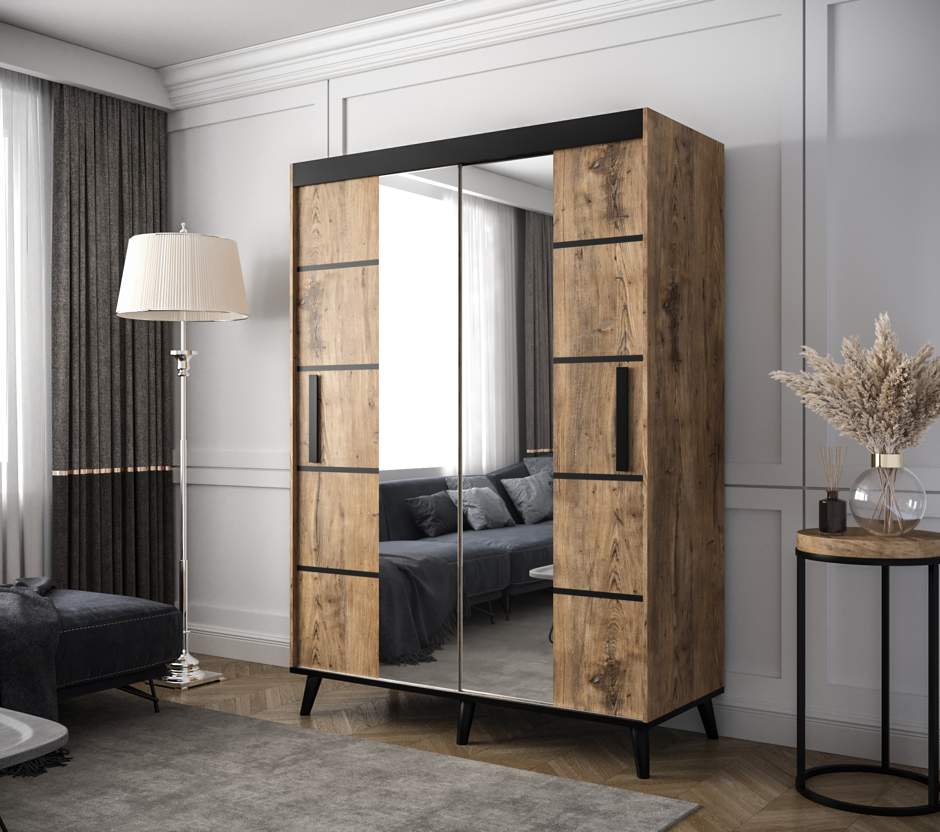 Abiks Šatní skříň Abi Galicja V4 Rozměry: 150 cm