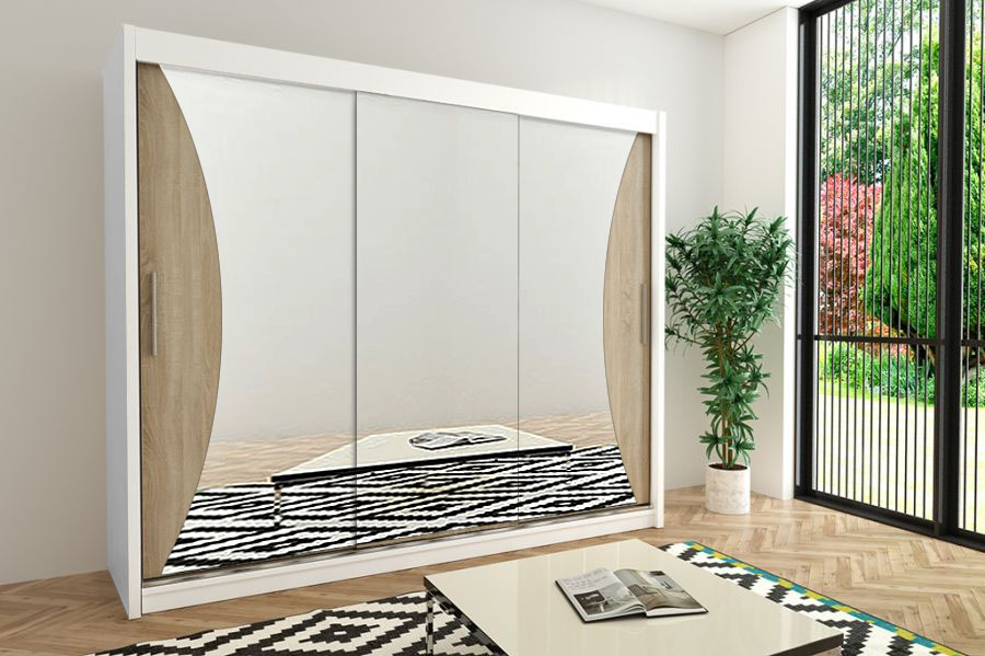 Abiks Šatní skříň Abi Mo Dveře: Dub sonoma