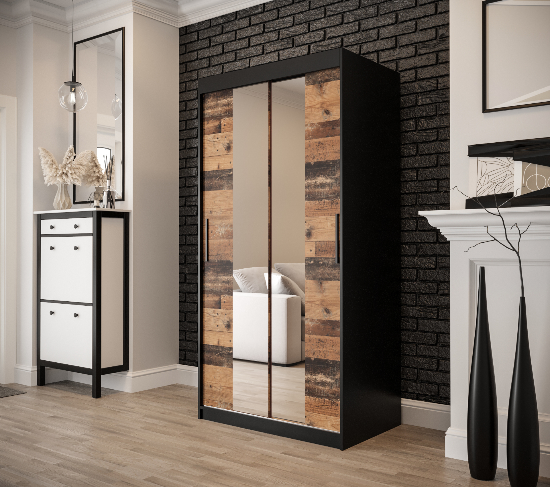 Abiks Šatní skříň Abi Old style T1 Rozměry: 100 cm