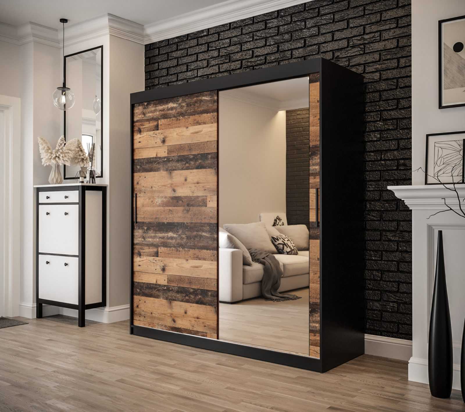 Abiks Šatní skříň Abi Old style T2 Rozměry: 180 cm