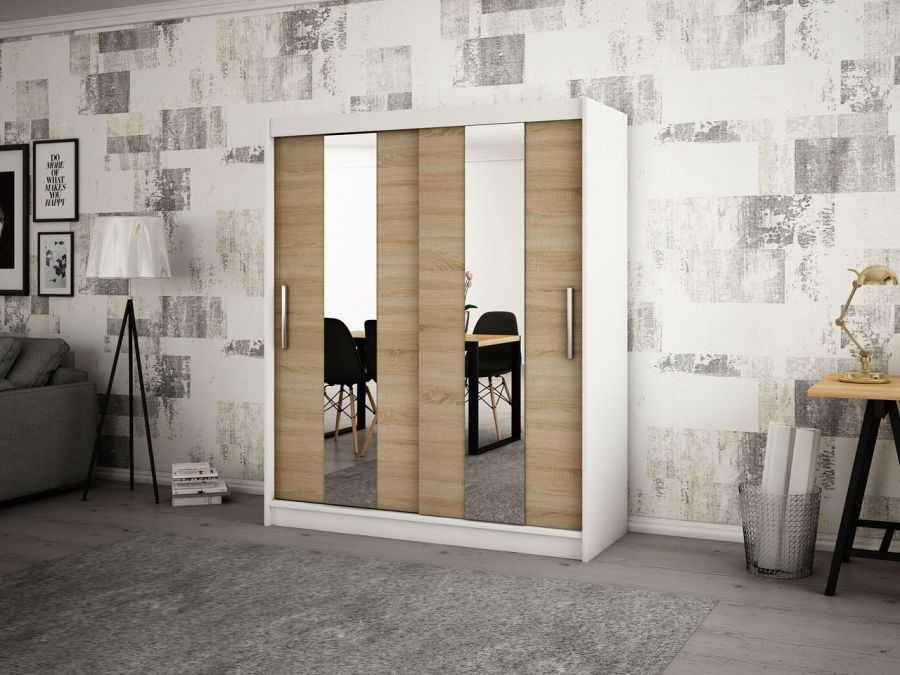 Abiks Šatní skříň Abi Po Barva: Bílá