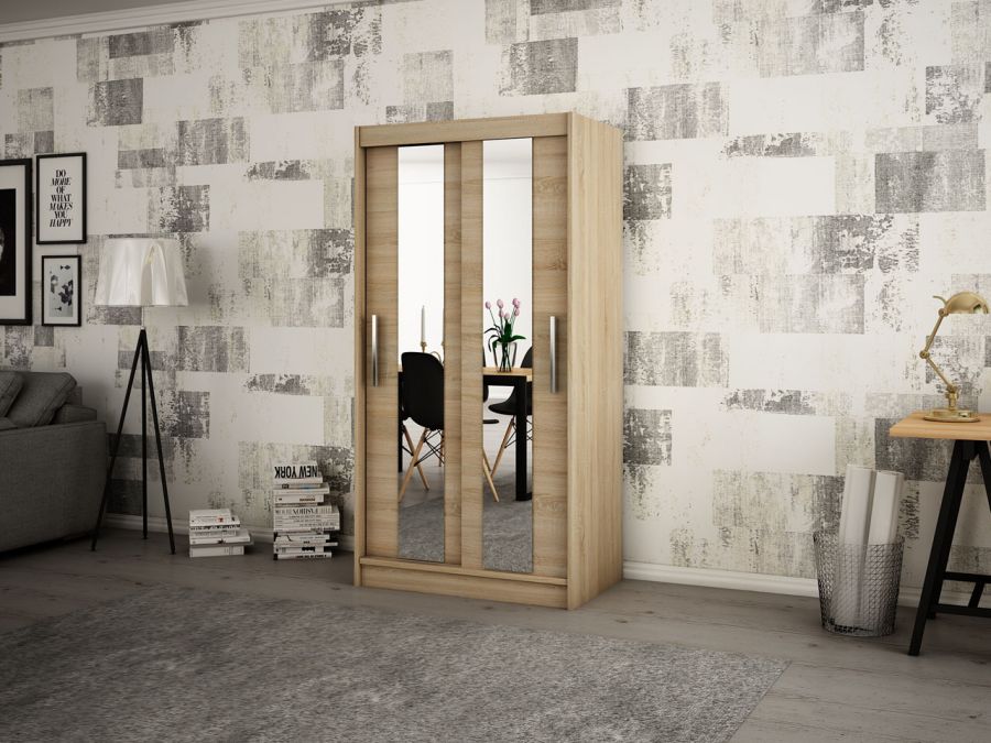 Abiks Šatní skříň Abi Po Barva: Dub - sonoma