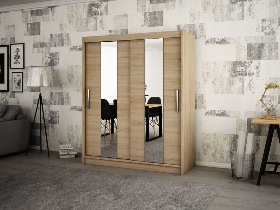 Abiks Šatní skříň Abi Po Barva: Dub - sonoma