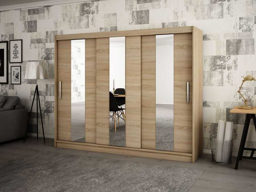 Abiks Šatní skříň Abi Po Barva: Dub - sonoma