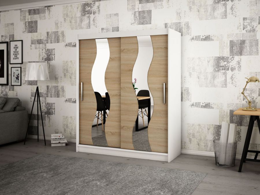 Abiks Šatní skříň Abi Se Barva: Bílá