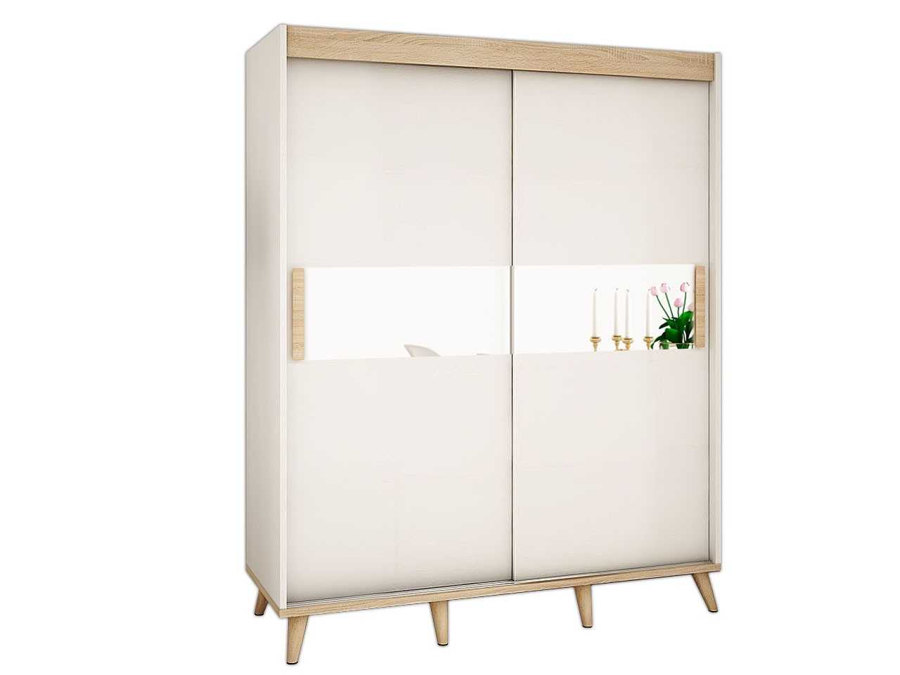 Abiks Šatní skříň Abi Skandi H3 Barva: Bílá