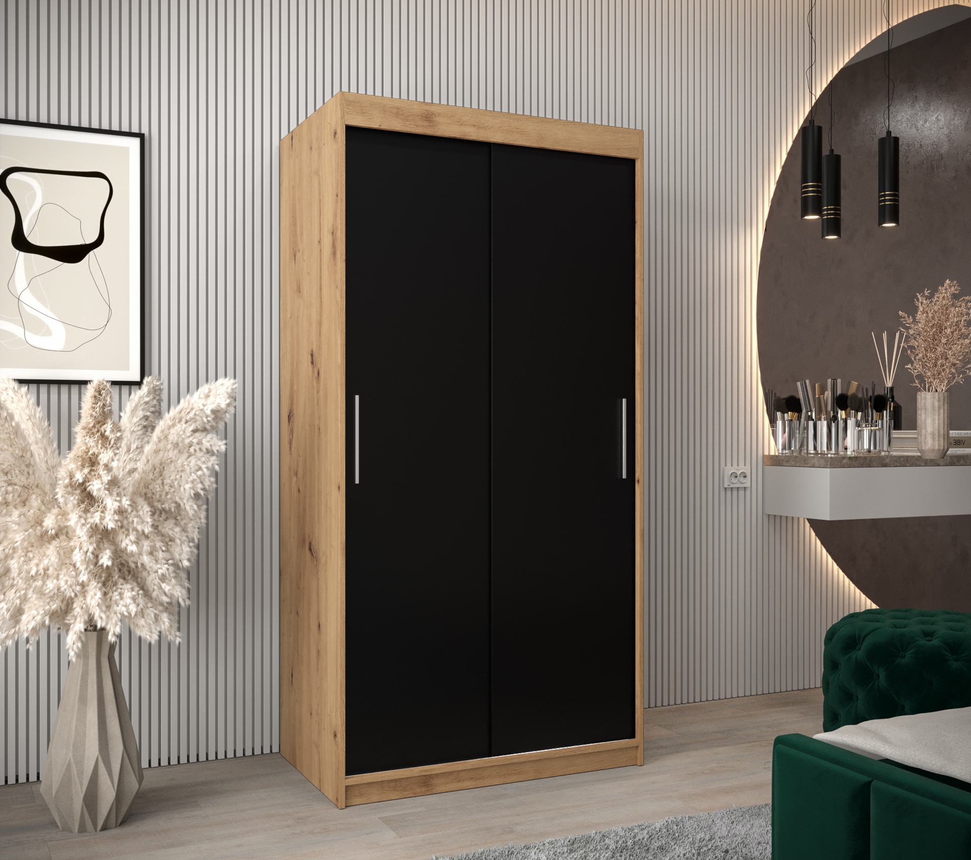 Abiks Šatní skříň Abi T0 Barva: Dub - Artisan