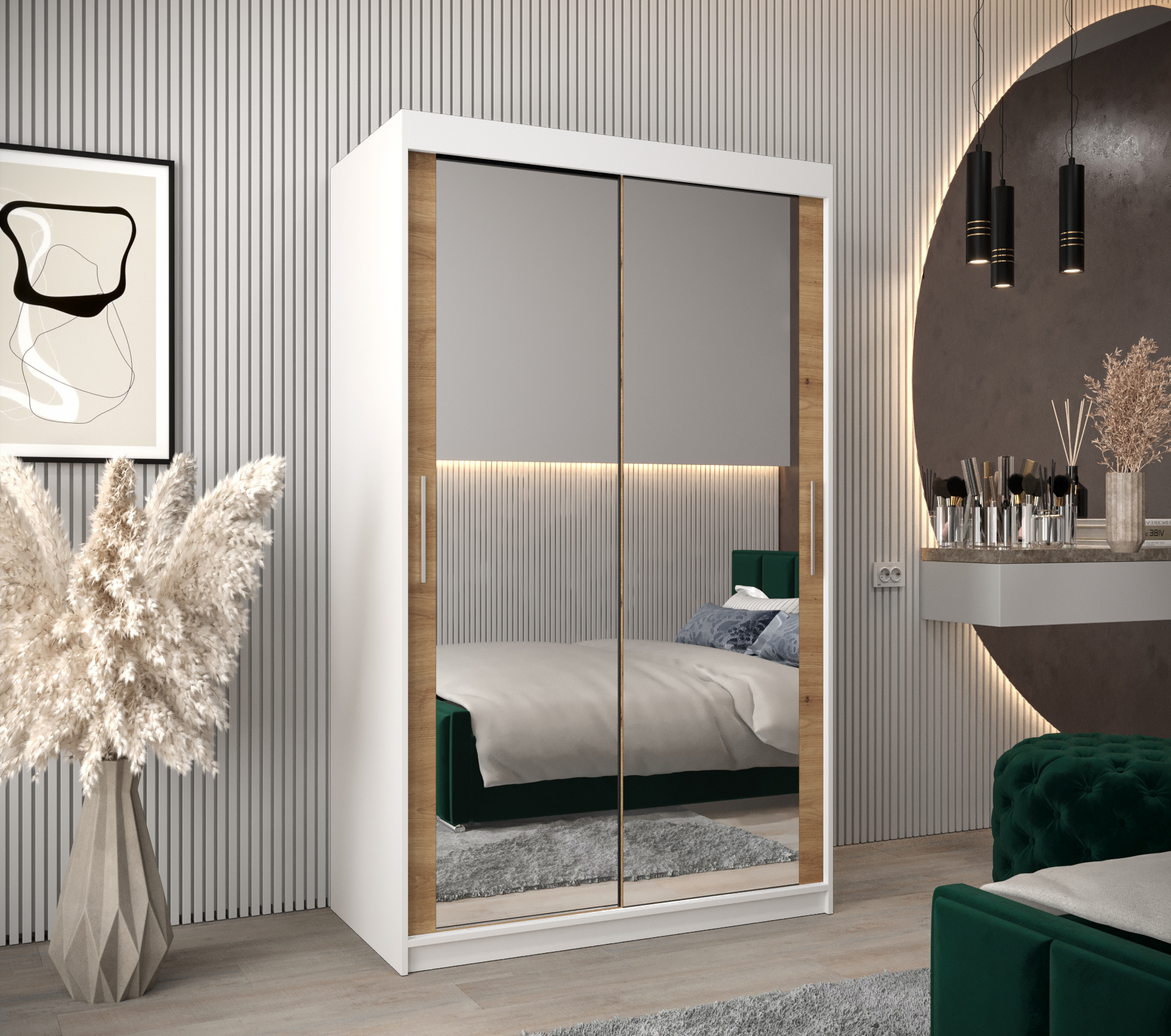 Abiks Šatní skříň Abi T3 Barva: Bílá