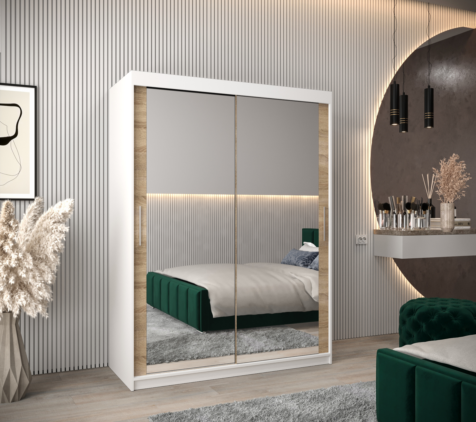 Abiks Šatní skříň Abi T3 Barva: Bílá