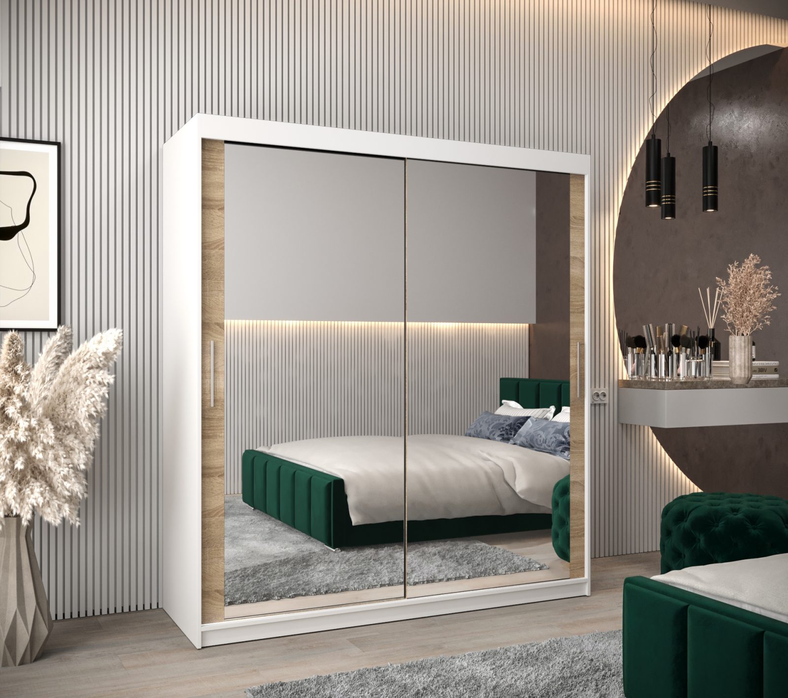 Abiks Šatní skříň Abi T3 Barva: Bílá