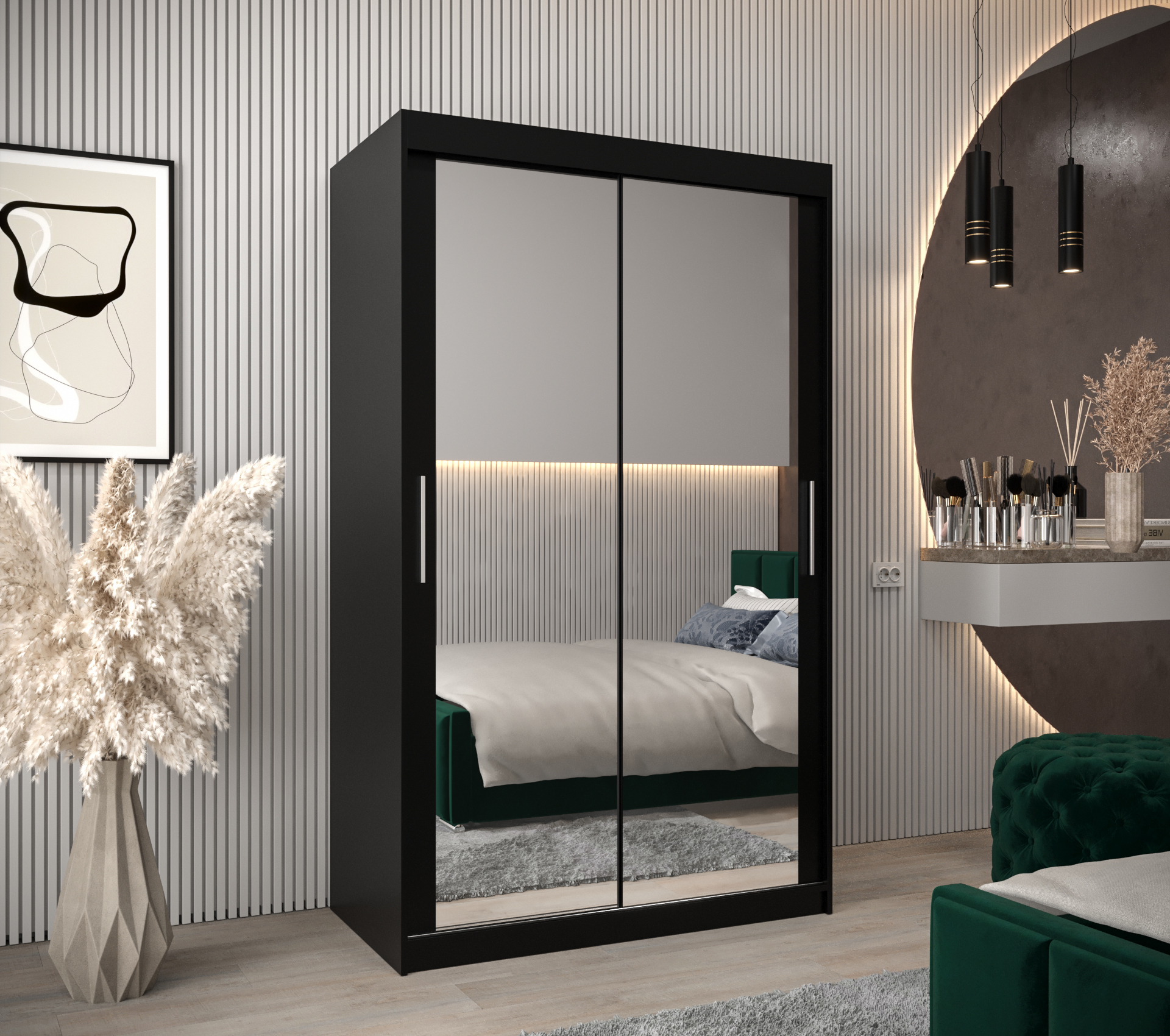 Abiks Šatní skříň Abi T3 Barva: Černá