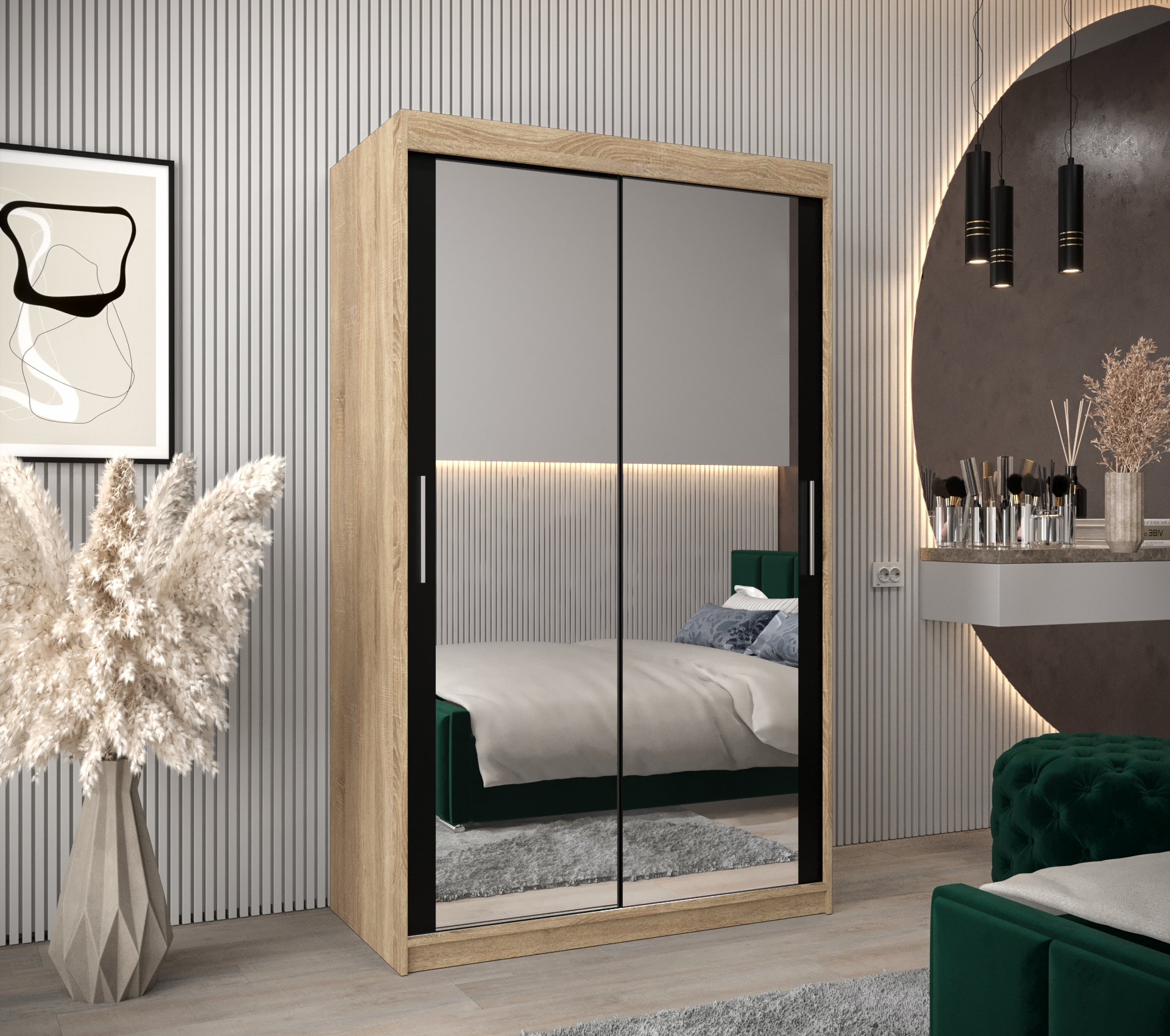 Abiks Šatní skříň Abi T3 Barva: Dub - sonoma