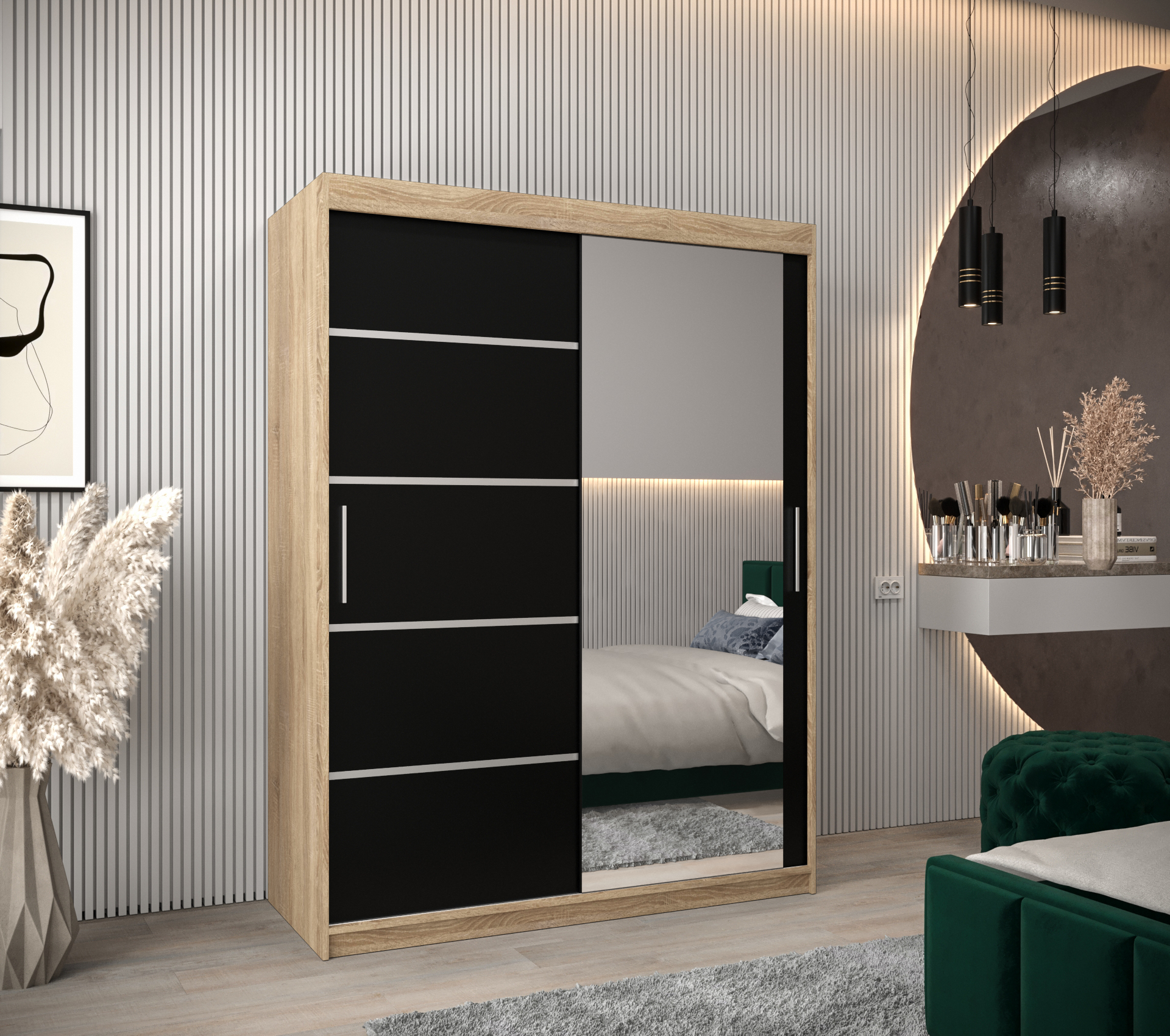 Abiks Šatní skříň Abi V2 Barva: Dub - sonoma