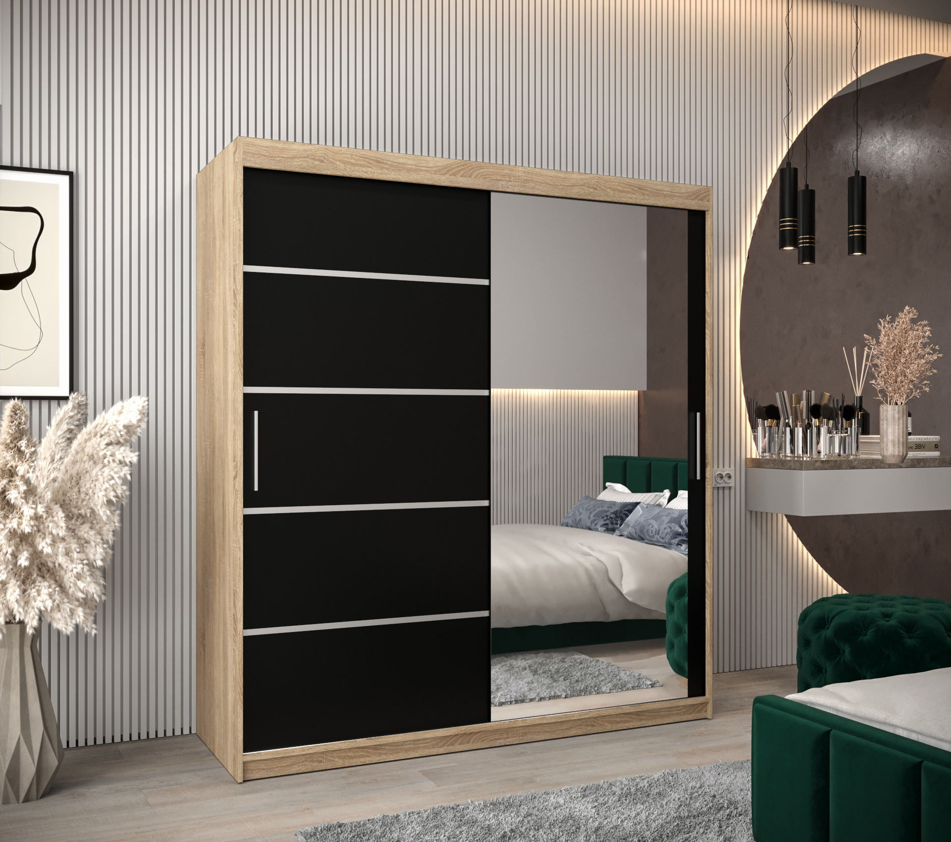 Abiks Šatní skříň Abi V2 Barva: Dub - sonoma