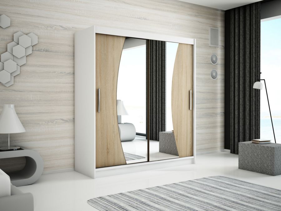 Abiks Šatní skříň Abi W0 Barva: Bílá