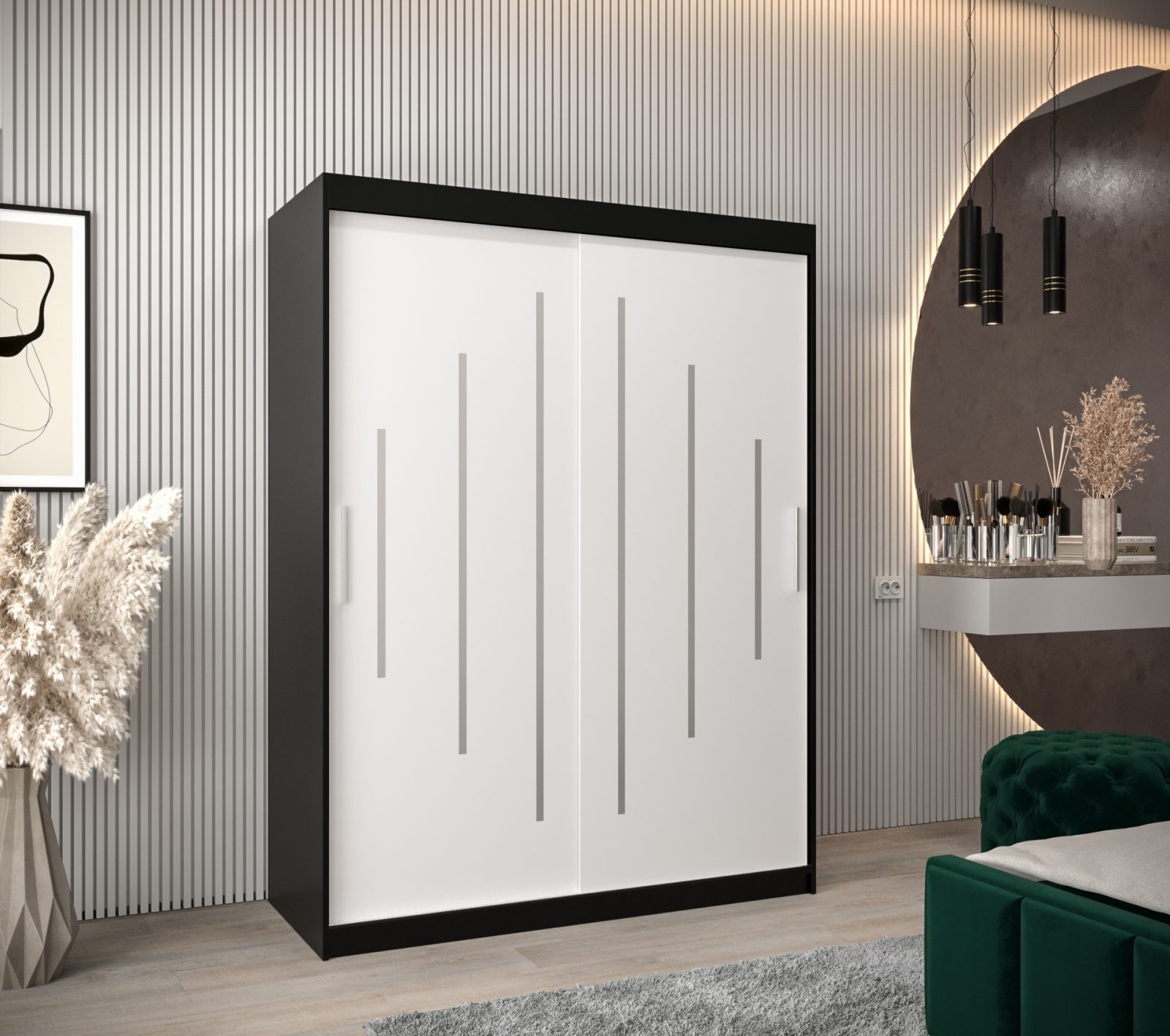 Abiks Šatní skříň Abi Y0 Barva: Černá