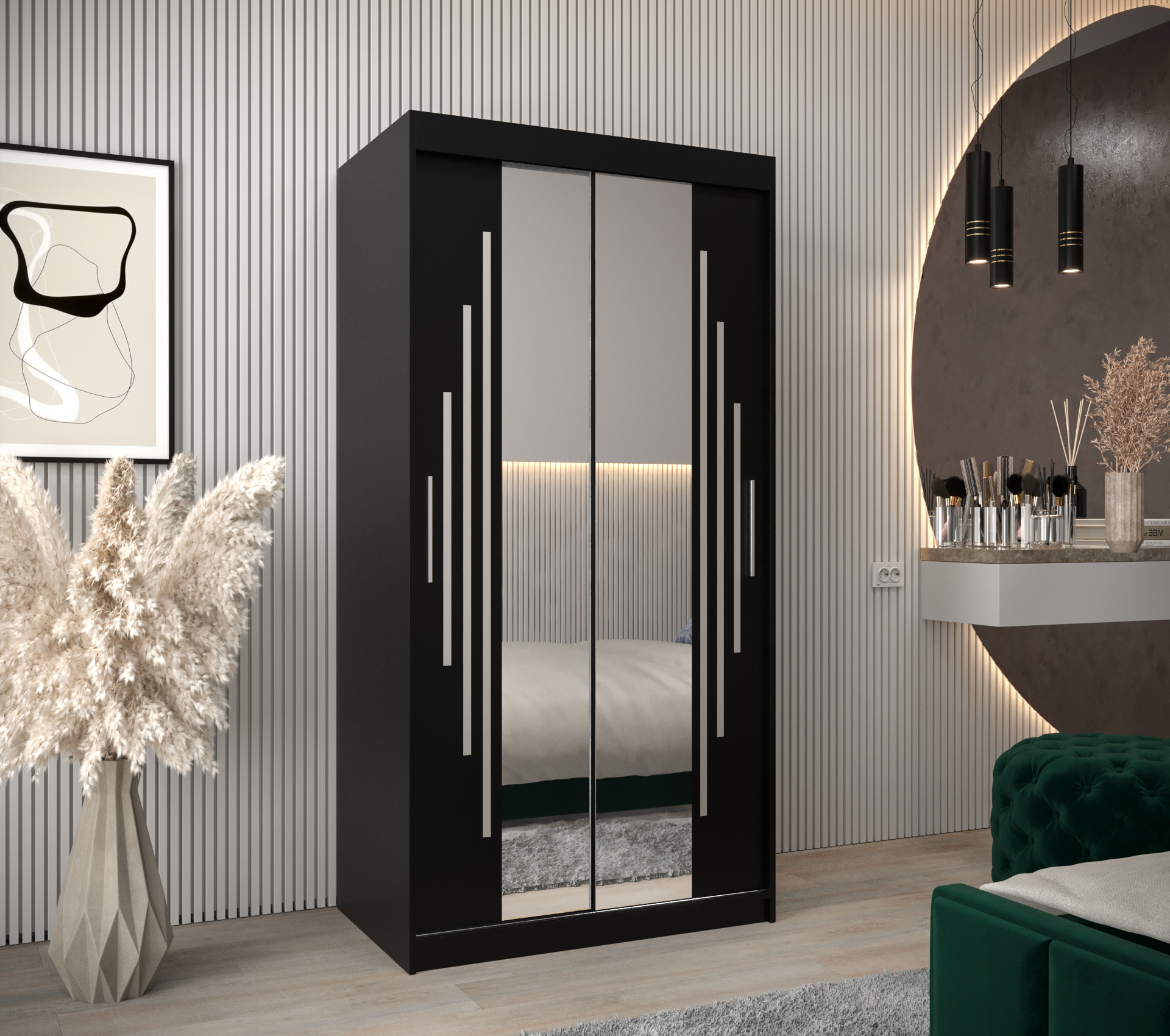 Abiks Šatní skříň Abi Y1 Barva: Černá