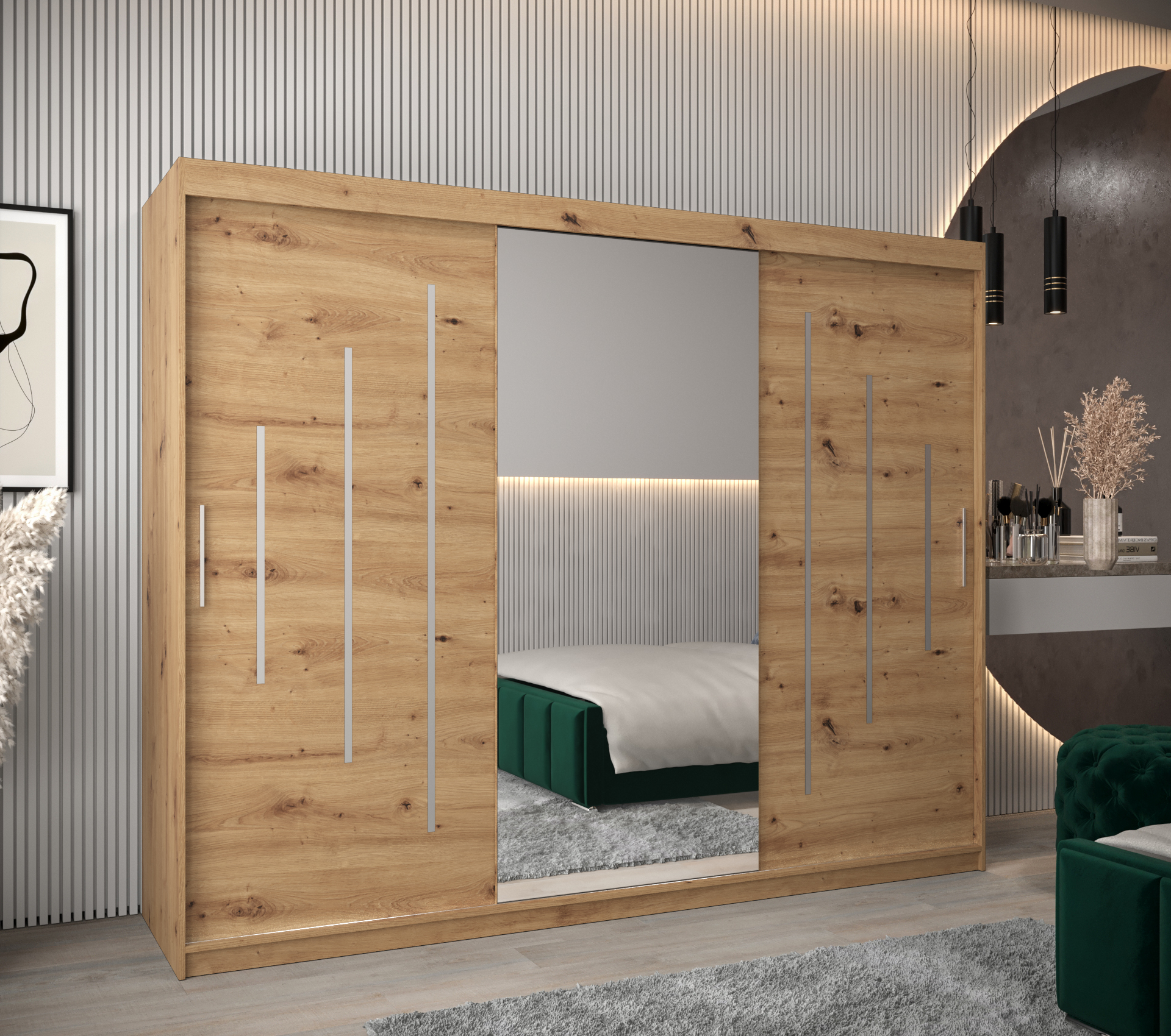 Abiks Šatní skříň Abi Y1 Barva: Dub - Artisan