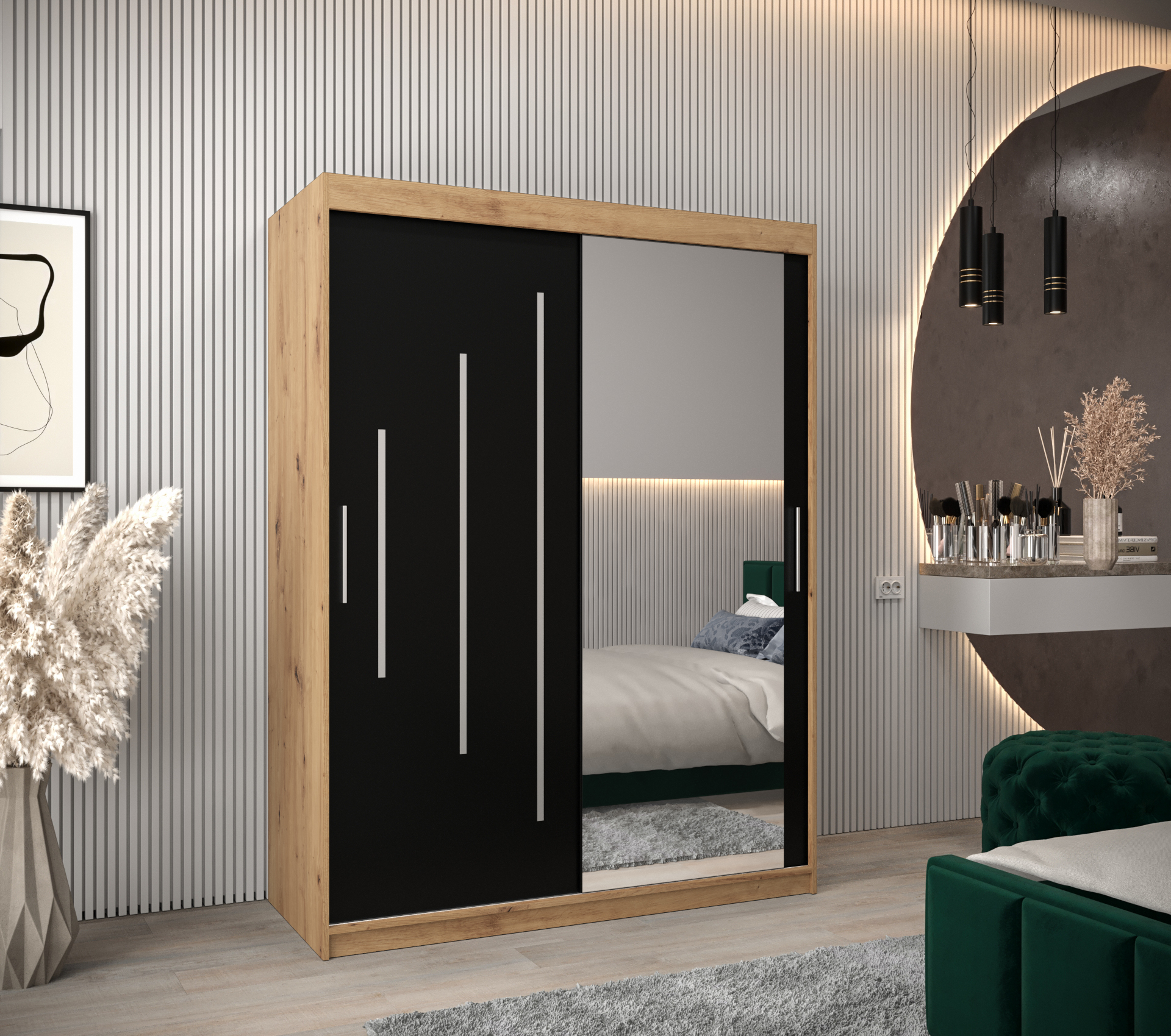 Abiks Šatní skříň Abi Y2 Barva: Dub - Artisan