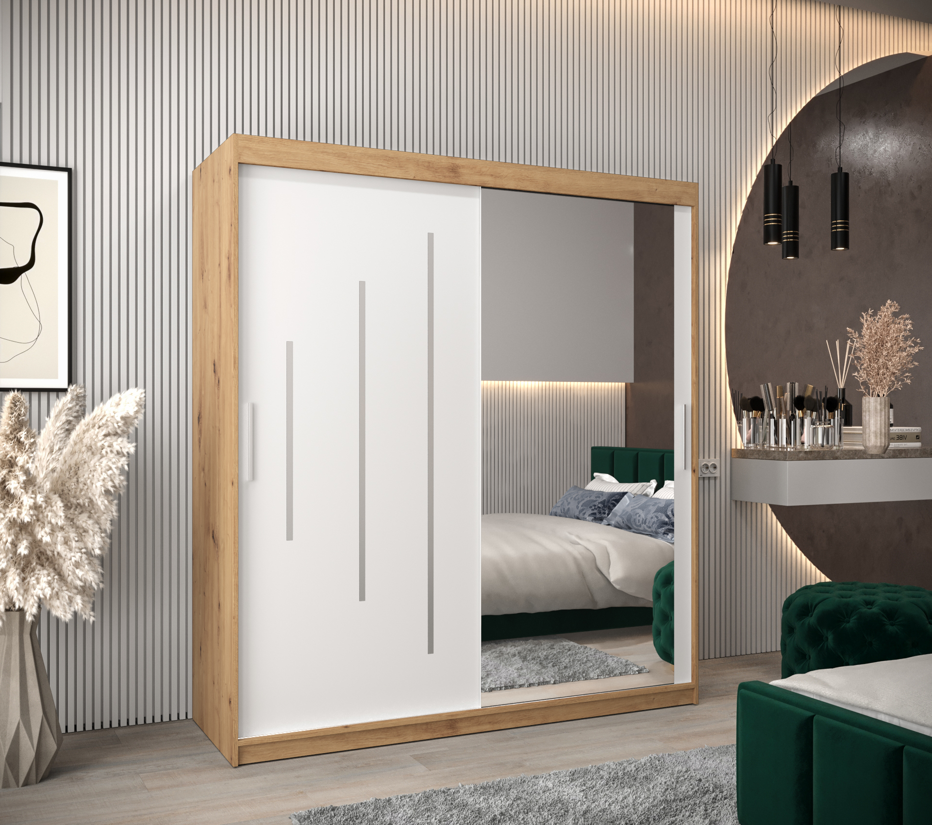 Abiks Šatní skříň Abi Y2 Barva: Dub - Artisan