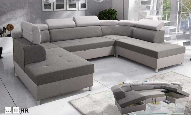 Dan Pol Sedací souprava Milo U - Gobi 16 / Gobi 13 Nožičky: Chrom