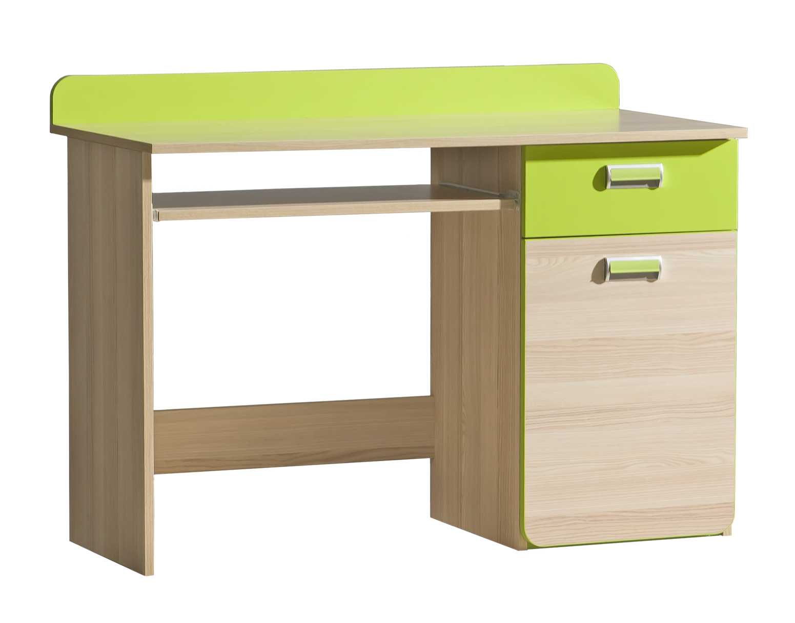 Dolmar Psací stůl Lorento L10 Barva: Zelená / Jesion coimbra