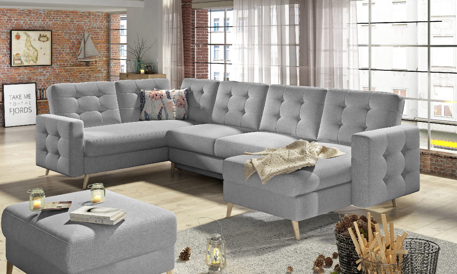 Eltap Sedací souprava Asgard U látka: Sawana 21/ Lastrico2_76