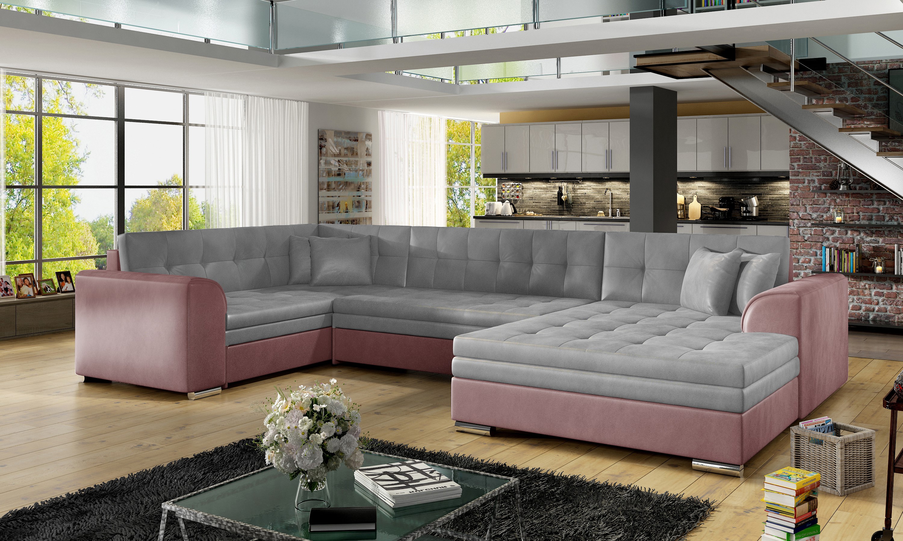 Eltap Sedací souprava Damario Provedení: Levá U