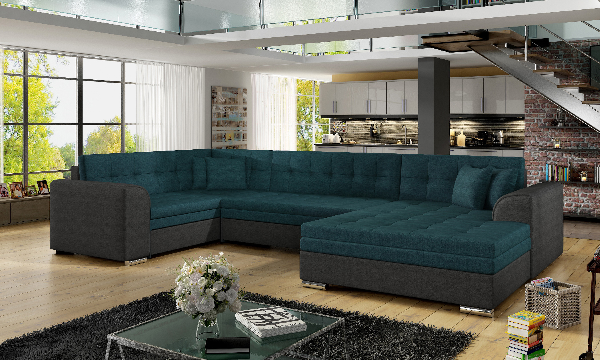 Eltap Sedací souprava Damario Provedení: Pravá U