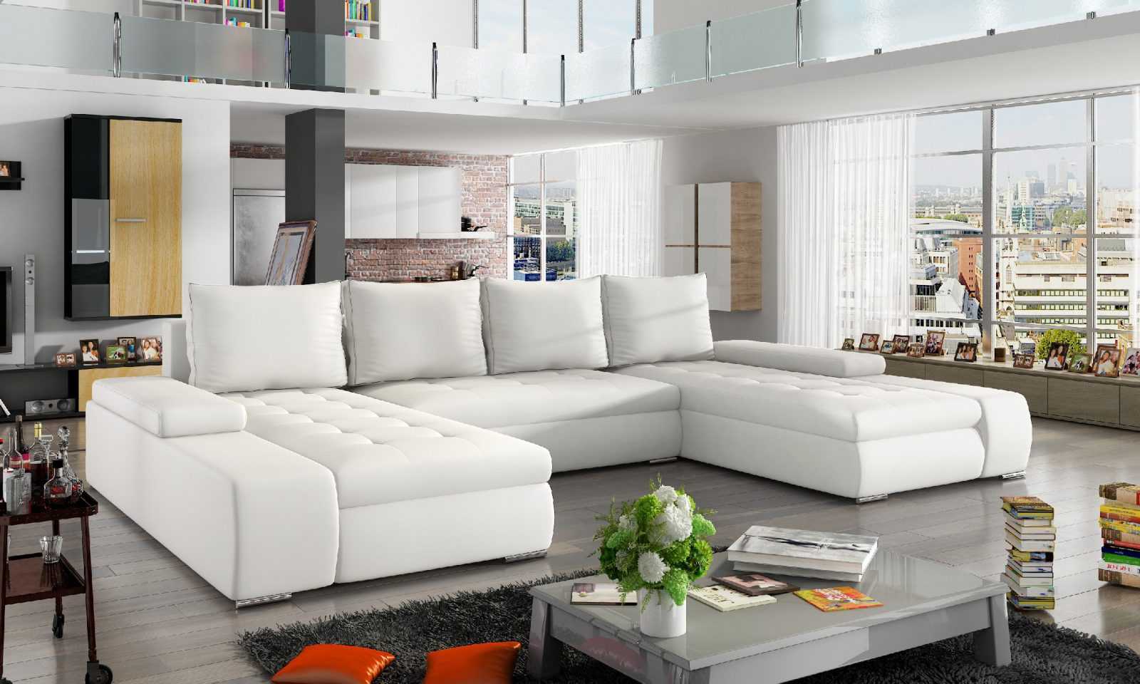 Eltap Sedací souprava Marino látka: Soft 017 white