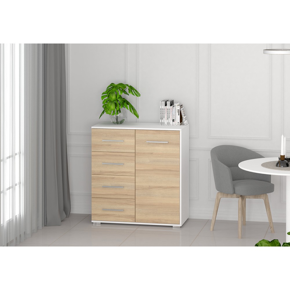 Idzczak Komoda Frida 01 Mini Barva: Bílá