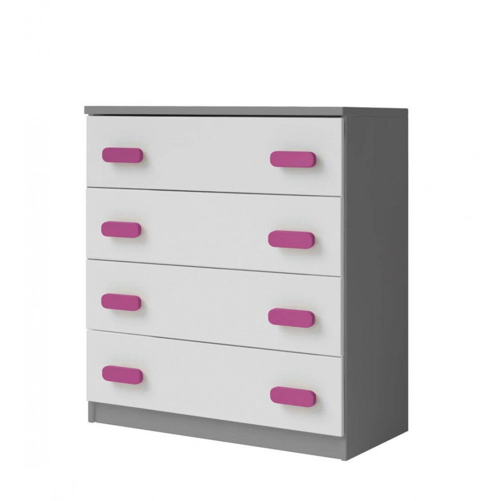 Idzczak Komoda Smyk II  4S Úchytky: sonoma