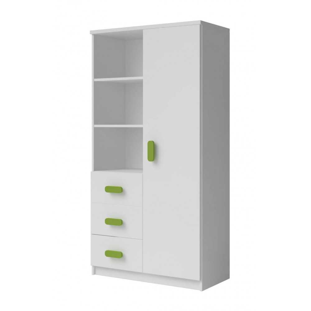 Idzczak Regál Smyk I 05  3S1D Úchytky: sonoma