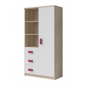 Idzczak Regál Smyk III 05 80 3S1D Úchytky: červený