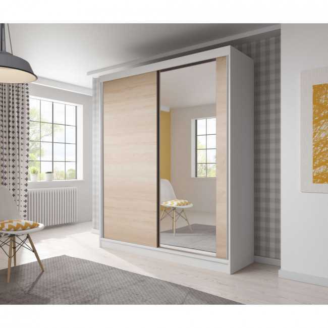 Idzczak Šatní skříň Bella 03 Barva: Bílá