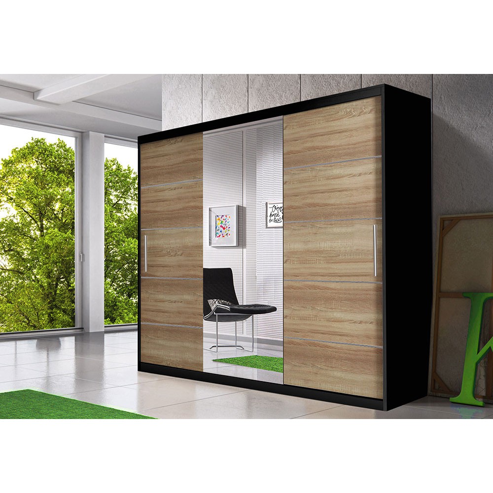 Idzczak Šatní skříň Multi 23 Barva: Černá