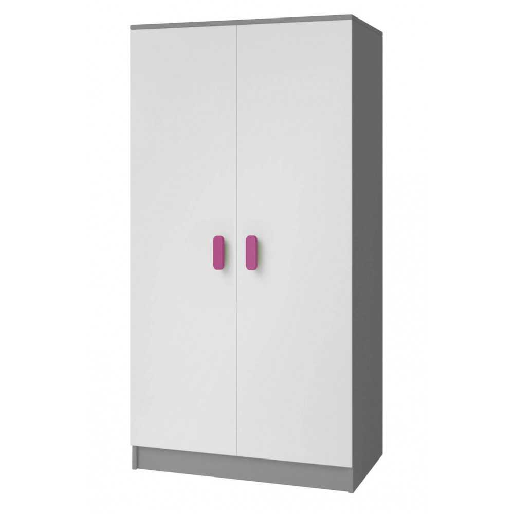 Idzczak Šatní skříň Smyk II 06 2D Úchytky: zelený