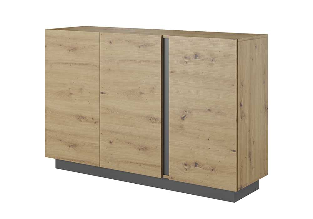 Laski Komoda Arco 138 Barva: Dub artisan / šedý grafit