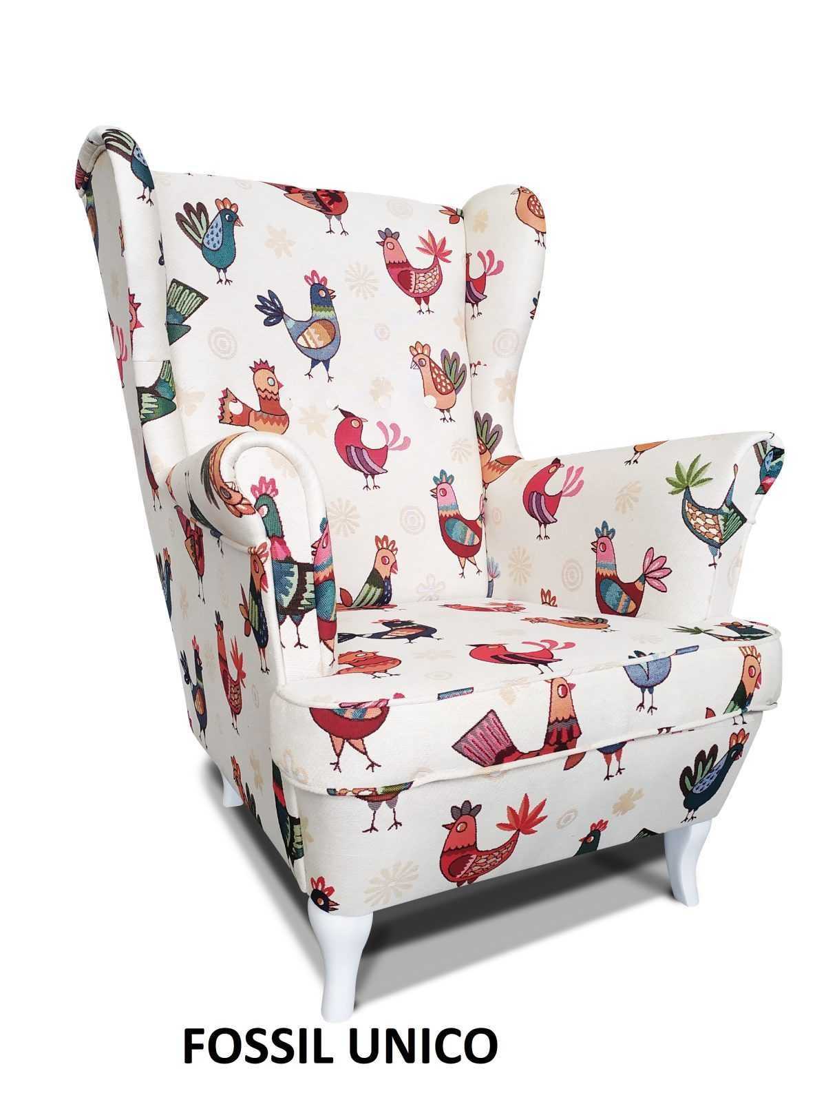 Lebex Křeslo Bresso Fossil Nožičky: Černé