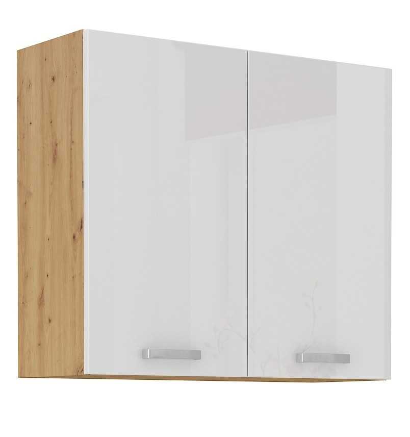 Lempert Artisan 80 G-72 2F Barva: Dub Artisan + Bílý lesk