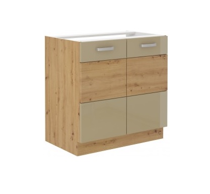 Lempert Artisan 80 ZL 2F BB Barva: Dub Artisan + Cappucino