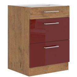 Lempert Vigo 60 D 3S BB Barva: Dub Lancelot + Bordo lesk