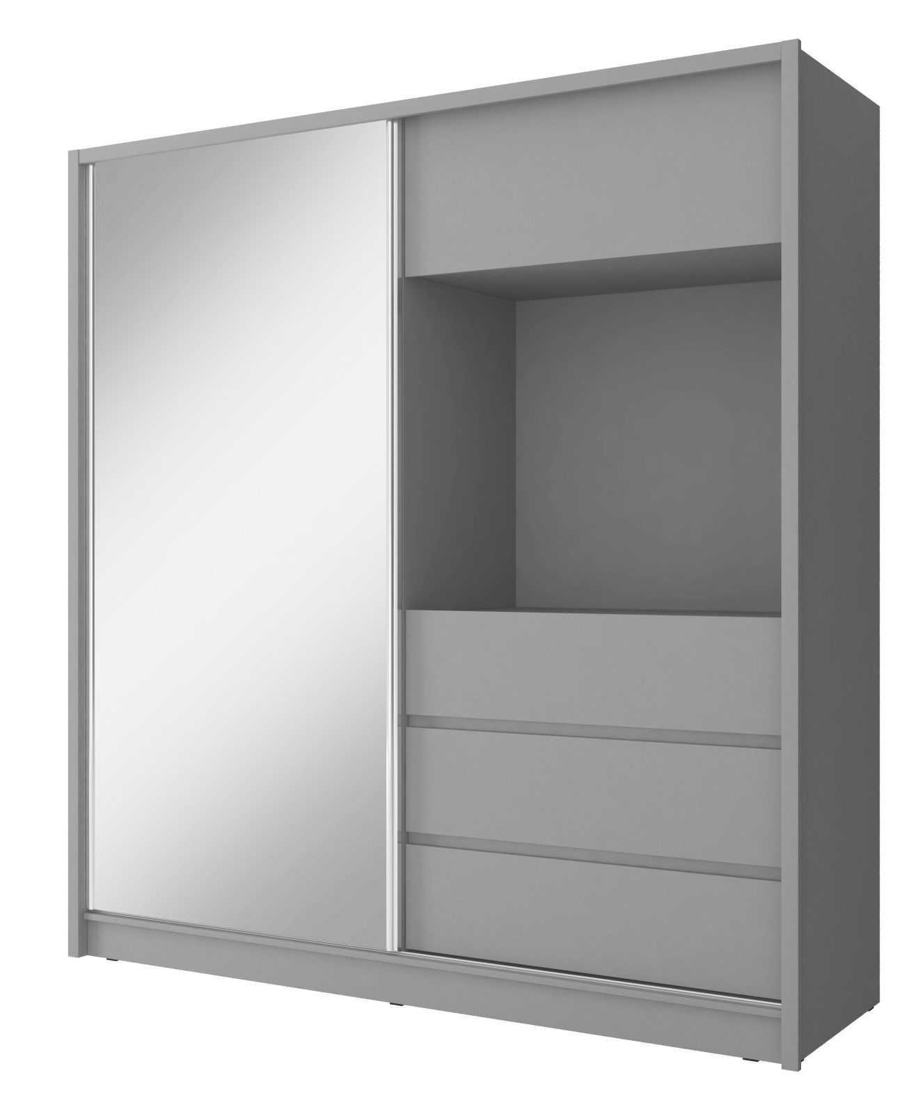 Piaski Šatní skříň TV 200 Barva: grafit