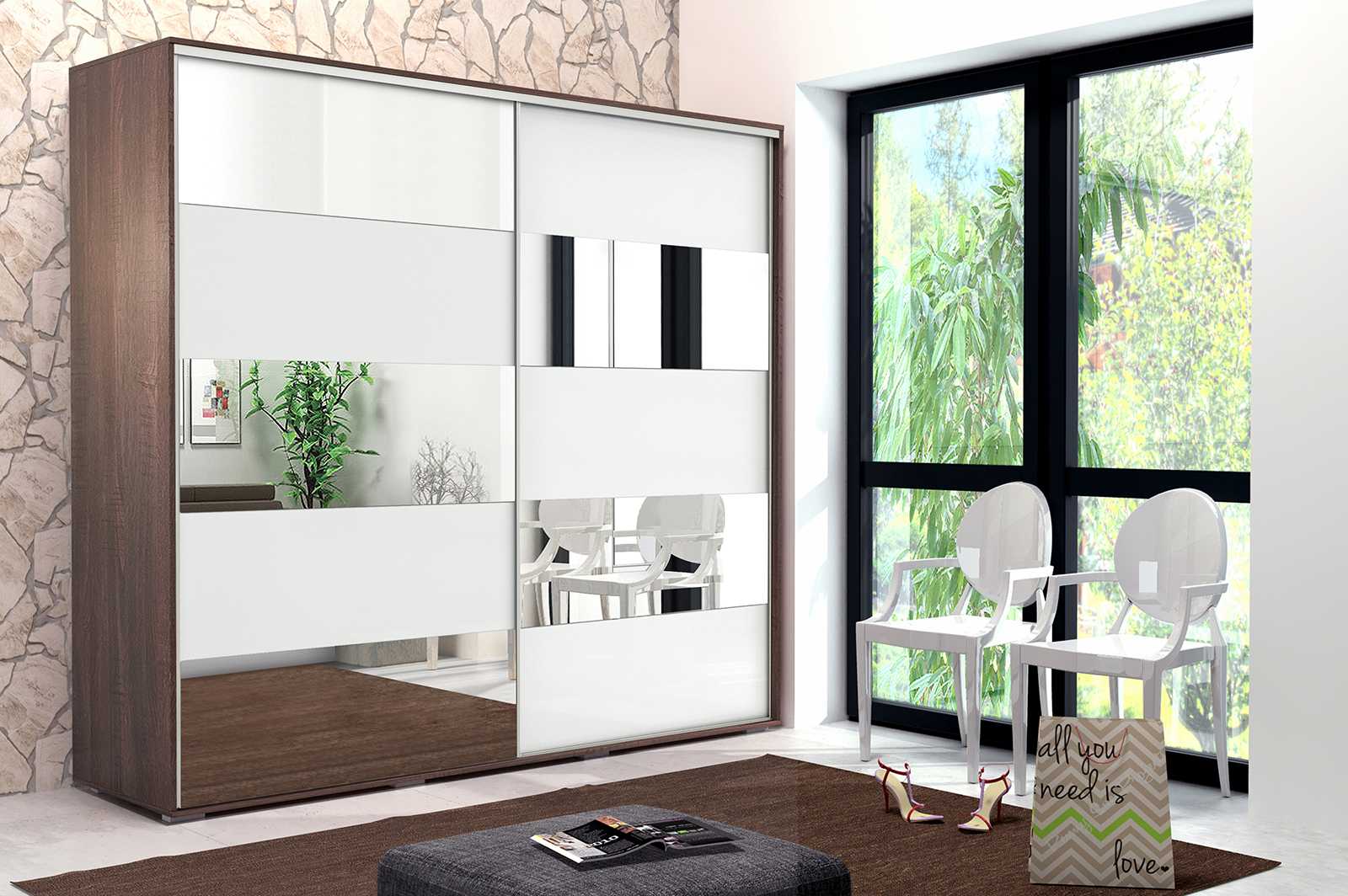 Skapski Šatní skříň Ska A16 XL Barva: Čokoláda